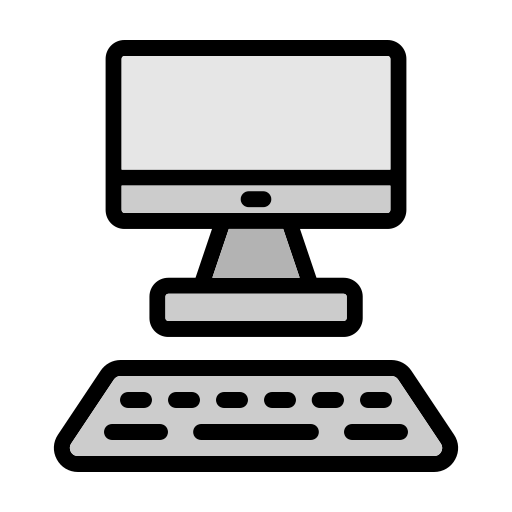 persoonlijke computer Generic Grey icoon
