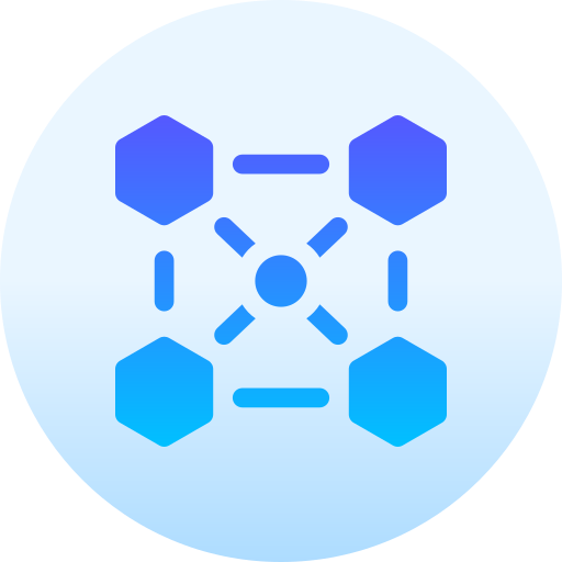 interoperabilità Basic Gradient Circular icona