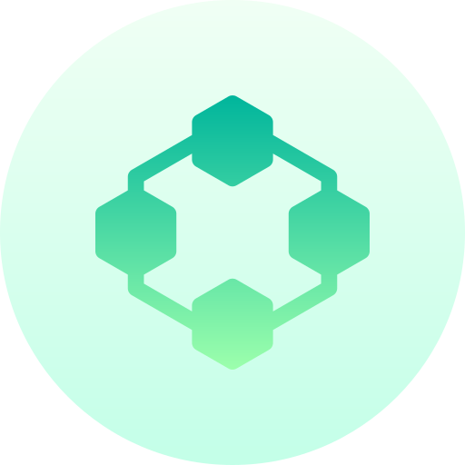 blockchain Basic Gradient Circular icon