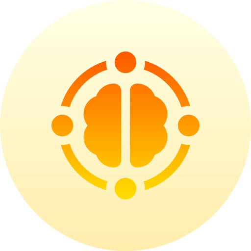 Artificial intelligence Basic Gradient Circular icon