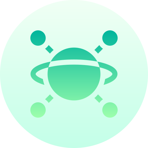 사이버스페이스 Basic Gradient Circular icon