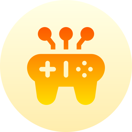 gamepad Basic Gradient Circular icon