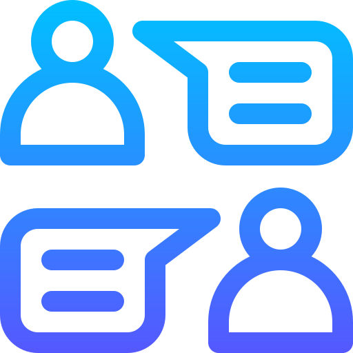 plaudern Basic Gradient Lineal color icon