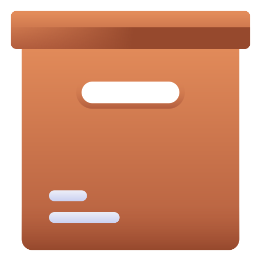 scatola del pacchetto Generic Flat Gradient icona