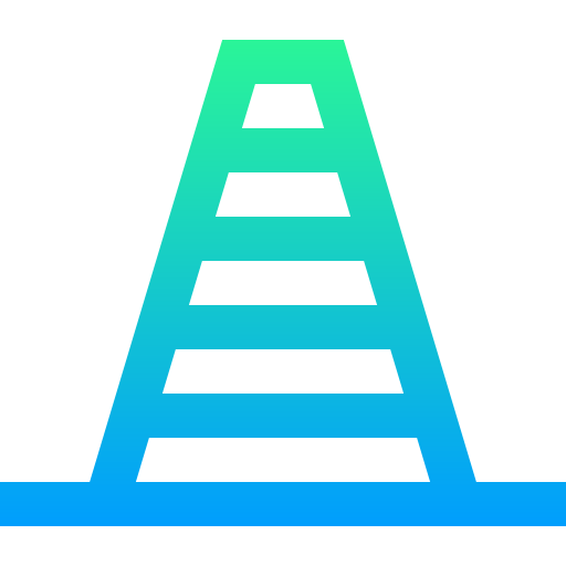 Traffic cone Super Basic Straight Gradient icon