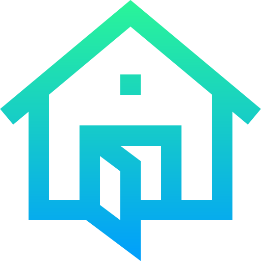 Open house Super Basic Straight Gradient icon