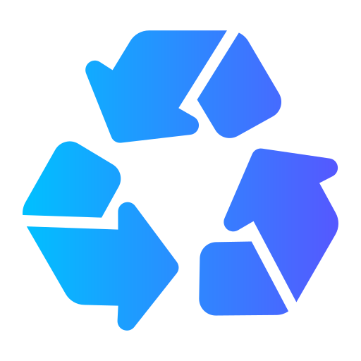 recycler Generic Flat Gradient Icône