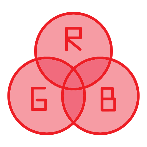 rgb Generic Outline Color Ícone