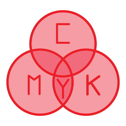 cmyk Generic Outline Color icon