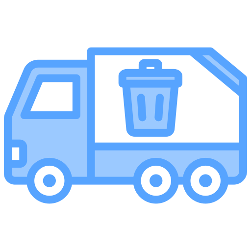 vuilniswagen Generic Blue icoon
