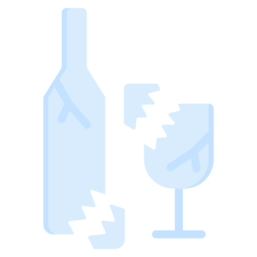 rozbita butelka Generic Flat ikona