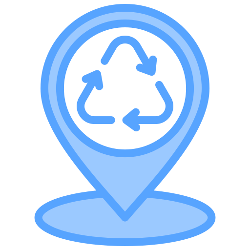 recyclingstelle Generic Blue icon