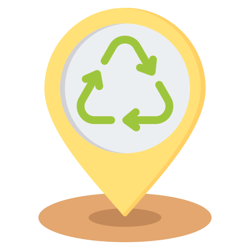 recyclingstelle Generic Flat icon