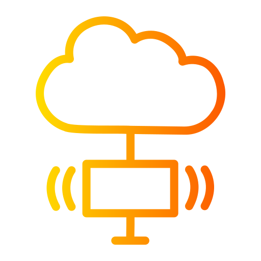 Cloud computing Generic Gradient icon