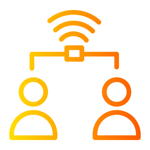 Network connection Generic Gradient icon