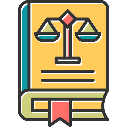 법률 책 Generic Color Omission icon