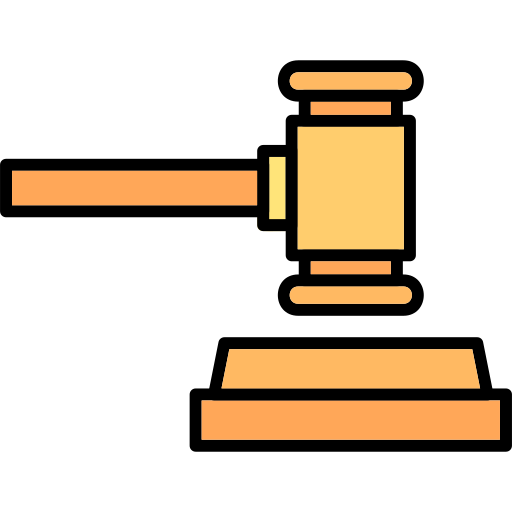 giustizia Generic Outline Color icona