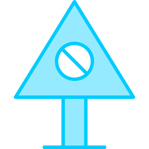 verboden Generic Blue icoon