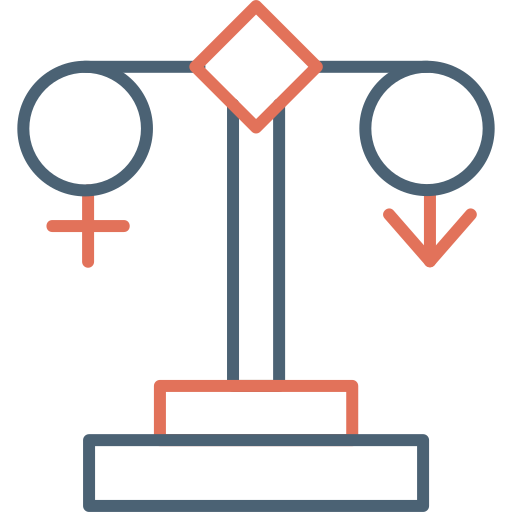geslachtsgelijkheid Generic Outline Color icoon