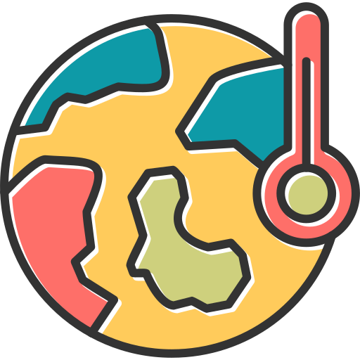 Global warming Generic Color Omission icon