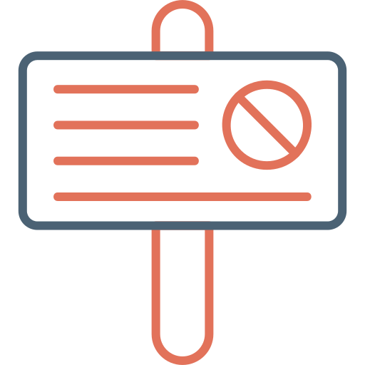 항의 Generic Outline Color icon