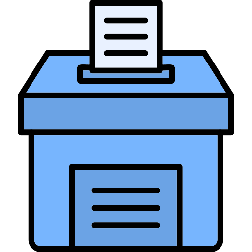 casella di voto Generic Outline Color icona