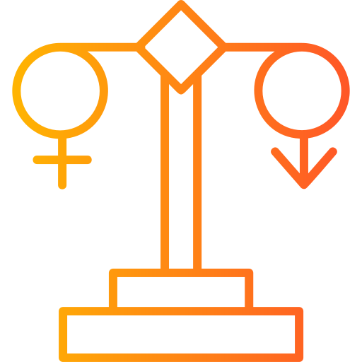 równość płci Generic Gradient ikona