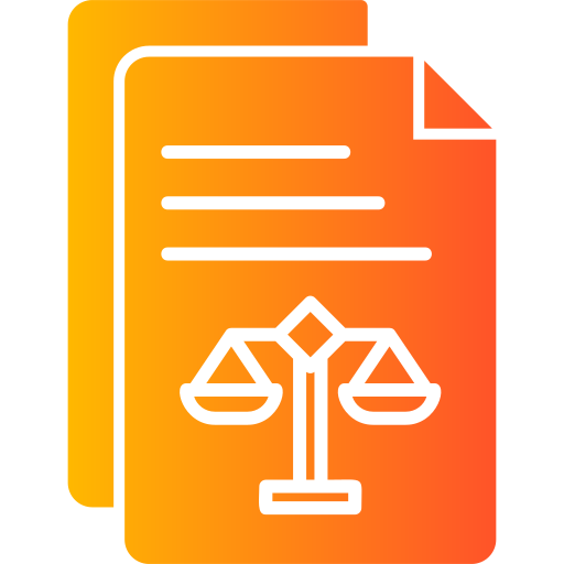 documento legal Generic Flat Gradient icono