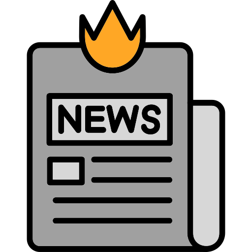 Breaking news Generic Outline Color icon