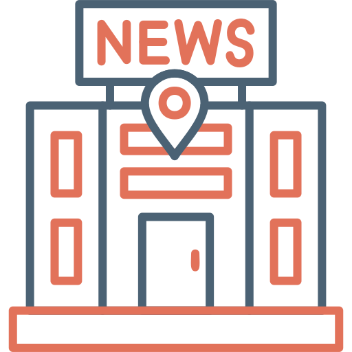 News office Generic Outline Color icon