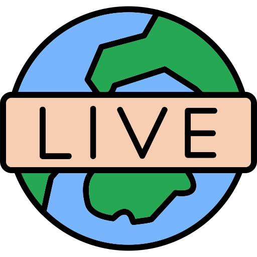 live-Übertragung Generic Outline Color icon