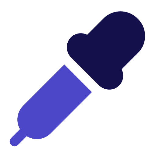 Eye dropper Generic Blue icon