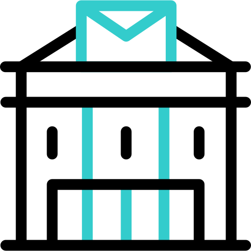 postkantoor Basic Accent Outline icoon