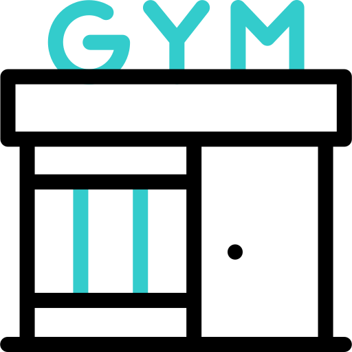 Gym Basic Accent Outline icon