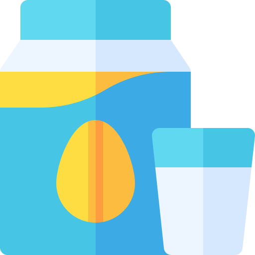 mleko migdałowe Basic Rounded Flat ikona
