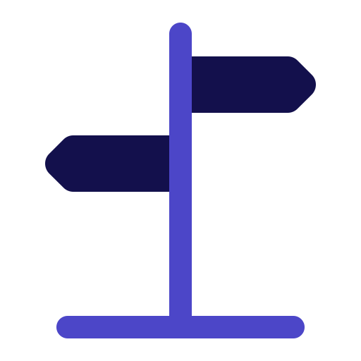 zeichenpfosten Generic Blue icon