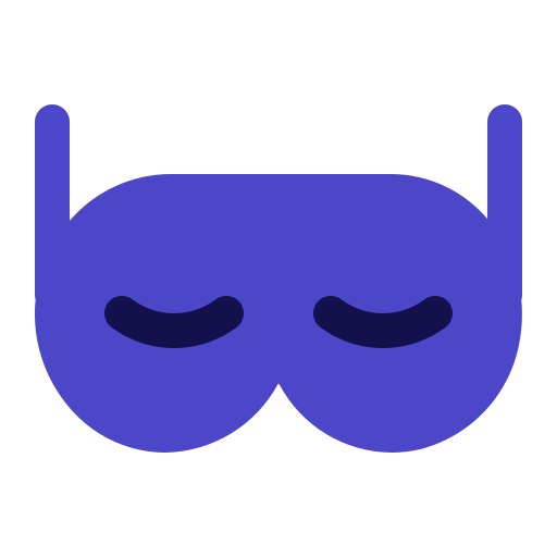 Eye mask Generic Blue icon