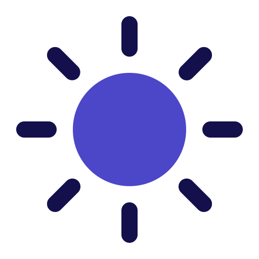 Солнце Generic Blue иконка
