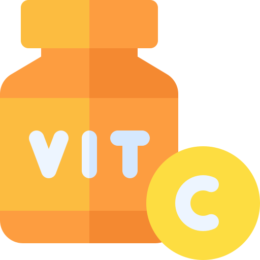 Витамин c Basic Rounded Flat иконка