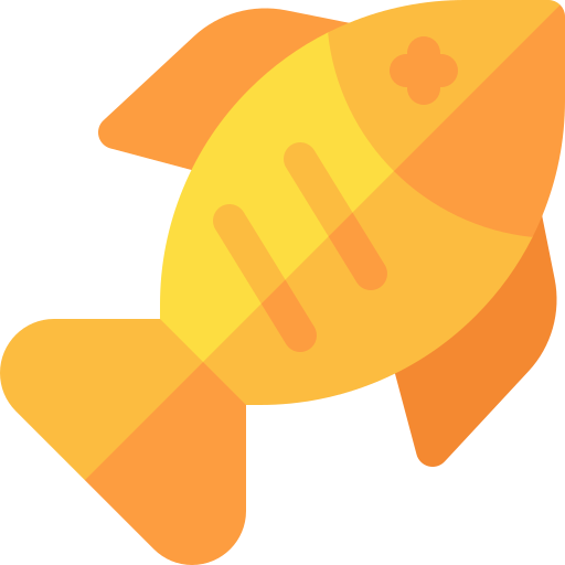 Рыбы Basic Rounded Flat иконка