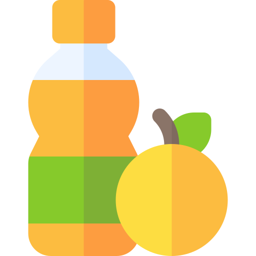 апельсиновый сок Basic Rounded Flat иконка