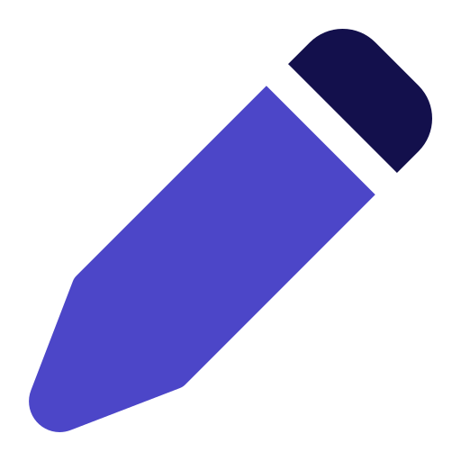 potlood Generic Blue icoon