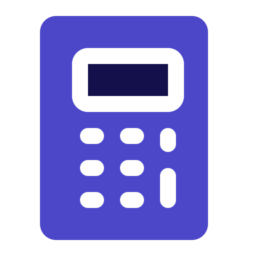 calculadora Generic Blue Ícone