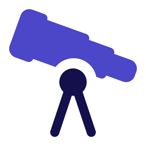 telescopio Generic Blue icona