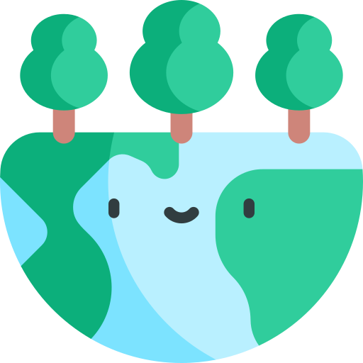 Ecosystem Kawaii Flat icon