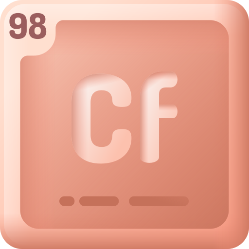 カリホルニウム 3D Color icon