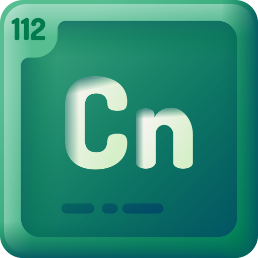 copernicium 3D Color icon