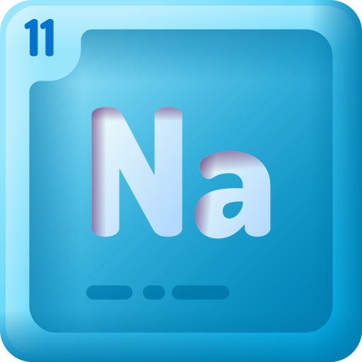 ナトリウム 3D Color icon