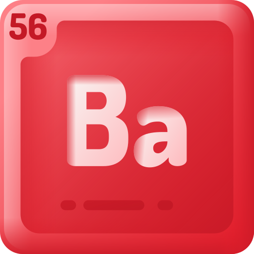 バリウム 3D Color icon