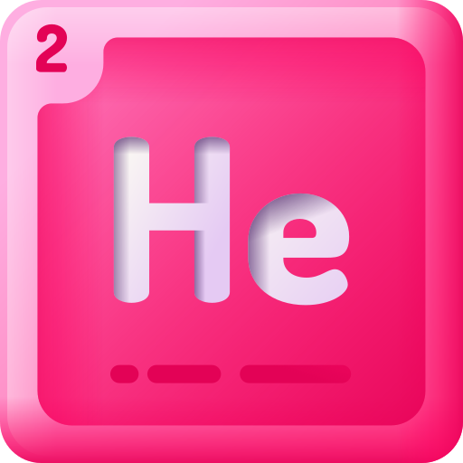 ヘリウム 3D Color icon